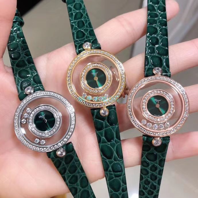 BV Factory 超A高仿 Chopard 女表快乐钻203957-5209 wrist watch  / XB062