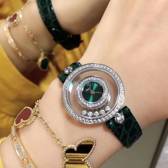 BV Factory 超A高仿 Chopard 女表快乐钻203957-5209 wrist watch  / XB062