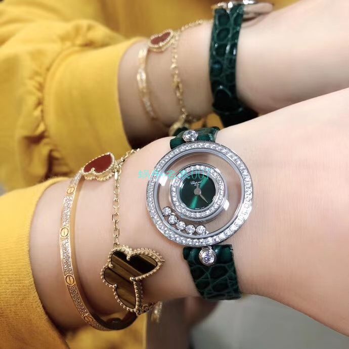 BV Factory 超A高仿 Chopard 女表快乐钻203957-5209 wrist watch  / XB062