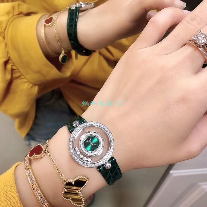 BV Factory 超A高仿 Chopard 女表快乐钻203957-5209 wrist watch  / XB062