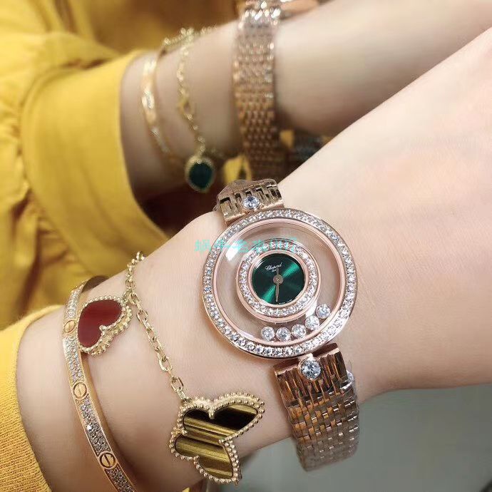 BV Factory 超A高仿 Chopard 女表快乐钻203957-5209 wrist watch  / XB062