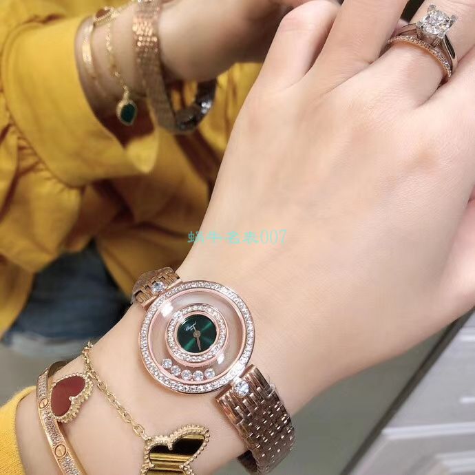 BV Factory 超A高仿 Chopard 女表快乐钻203957-5209 wrist watch  / XB062