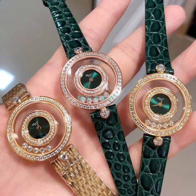BV Factory 超A高仿 Chopard 女表快乐钻203957-5209 wrist watch  / XB062