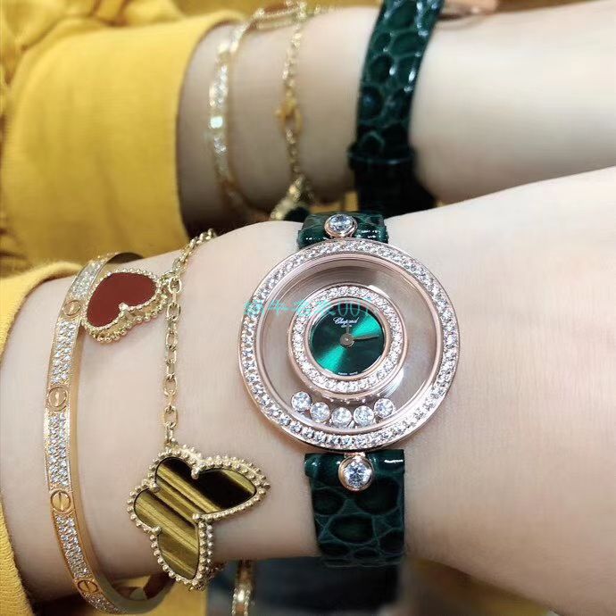 BV Factory 超A高仿 Chopard 女表快乐钻203957-5209 wrist watch  / XB062
