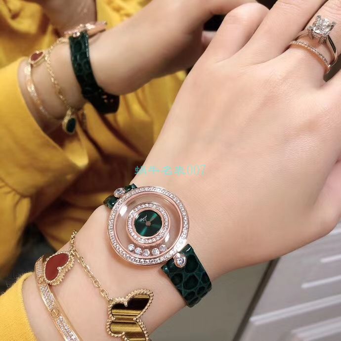 BV Factory 超A高仿 Chopard 女表快乐钻203957-5209 wrist watch  / XB062