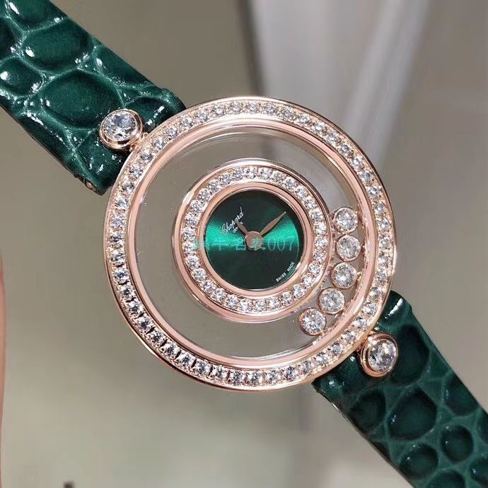 BV Factory 超A高仿 Chopard 女表快乐钻203957-5209 wrist watch  / XB062