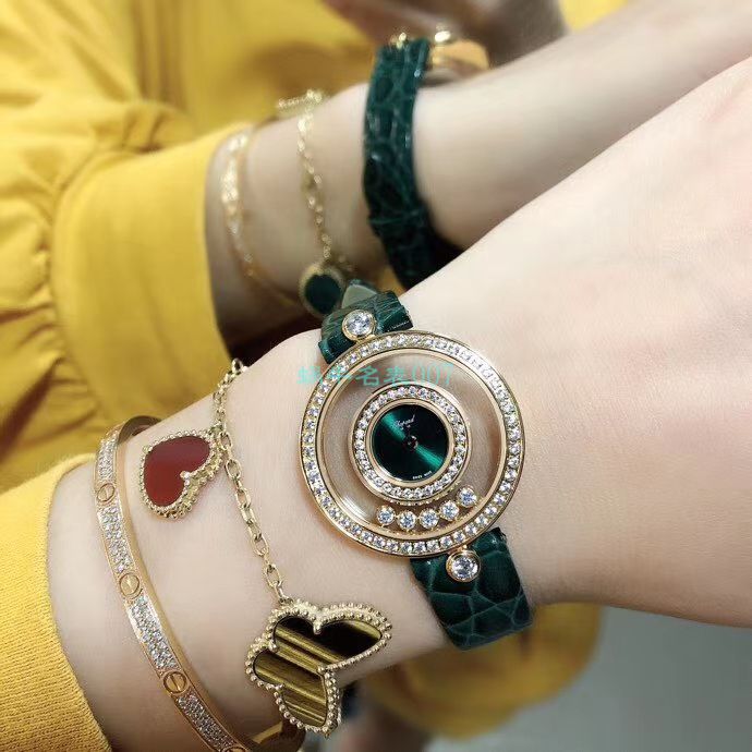 BV Factory 超A高仿 Chopard 女表快乐钻203957-5209 wrist watch  / XB062