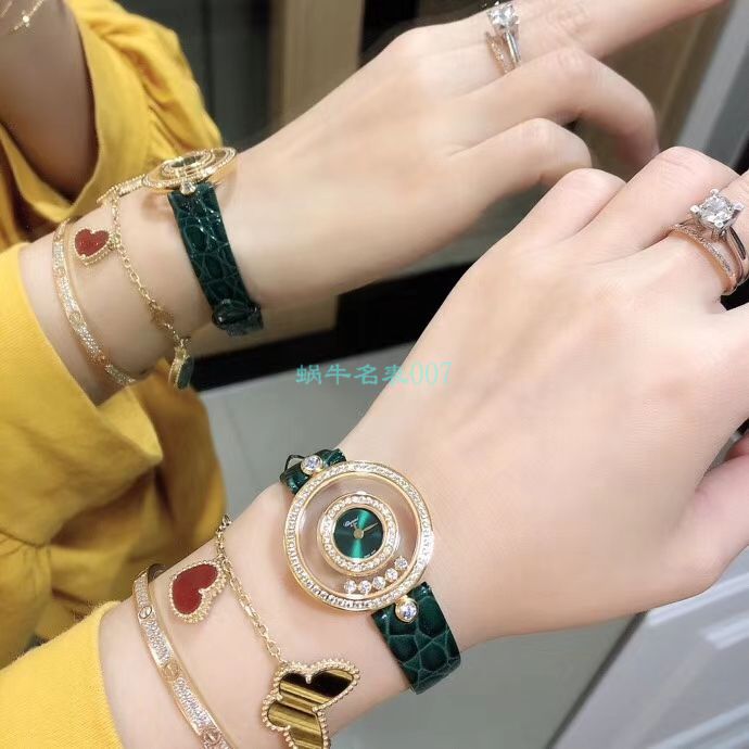 BV Factory 超A高仿 Chopard 女表快乐钻203957-5209 wrist watch  / XB062