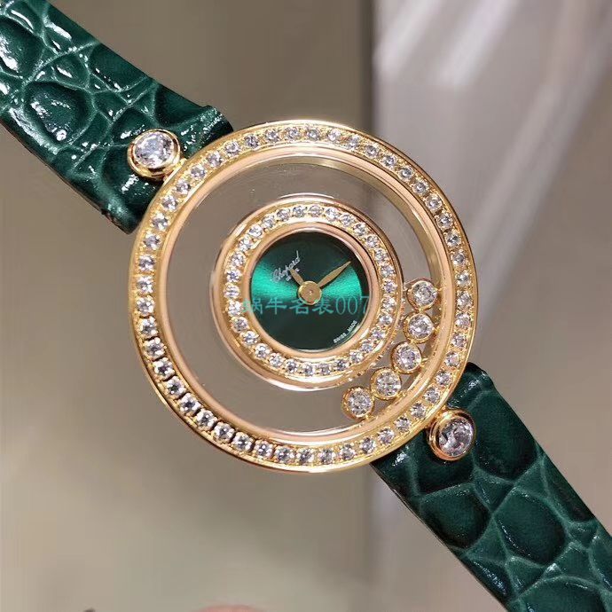 BV Factory 超A高仿 Chopard 女表快乐钻203957-5209 wrist watch  / XB062