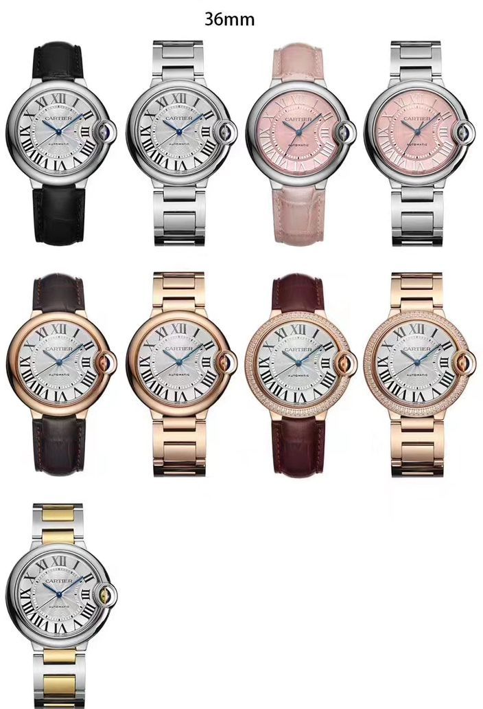 【HBBV6 Factory 官网超A高仿女表】 Cartier  36毫米蓝气球超级副本蓝气球7K版W6920046 wrist watch  / K263
