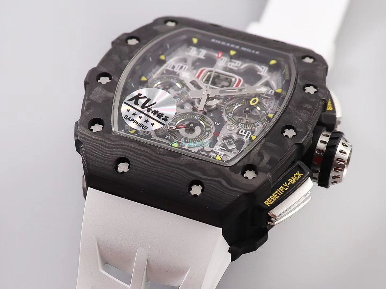 KV Factory  top 复刻 RICHARD MILLE RM-011锻造 carbon fiber 系列【原版 carbon fiber 纹路】V2全新升级版 / KVRM11V2