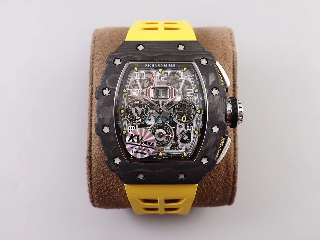 KV Factory  top 复刻 RICHARD MILLE RM-011锻造 carbon fiber 系列【原版 carbon fiber 纹路】V2全新升级版 / KVRM11V2