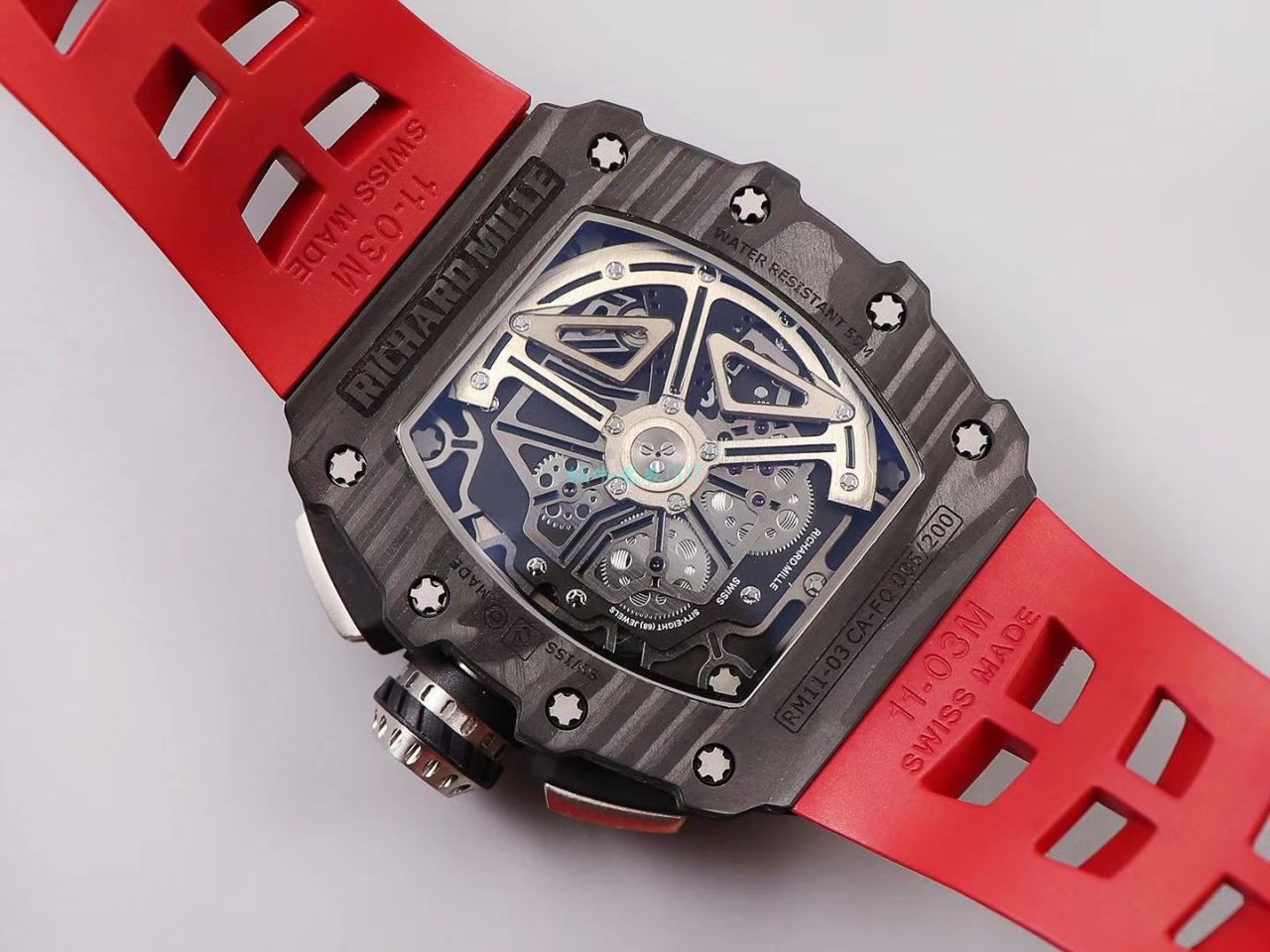 KV Factory  top 复刻 RICHARD MILLE RM-011锻造 carbon fiber 系列【原版 carbon fiber 纹路】V2全新升级版 / KVRM11V2