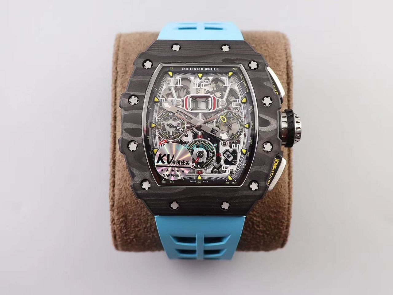 KV Factory  top 复刻 RICHARD MILLE RM-011锻造 carbon fiber 系列【原版 carbon fiber 纹路】V2全新升级版 / KVRM11V2