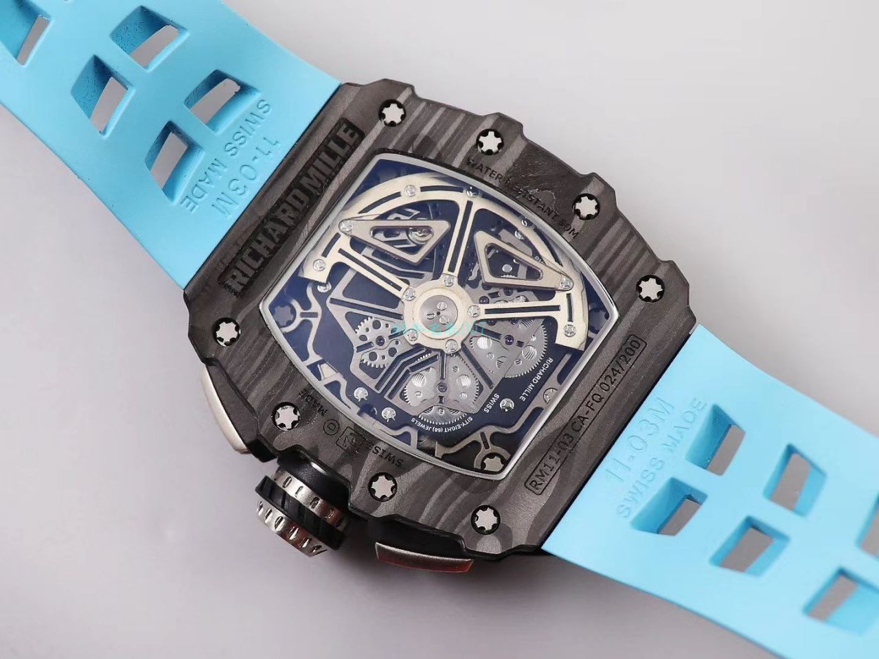 KV Factory  top 复刻 RICHARD MILLE RM-011锻造 carbon fiber 系列【原版 carbon fiber 纹路】V2全新升级版 / KVRM11V2