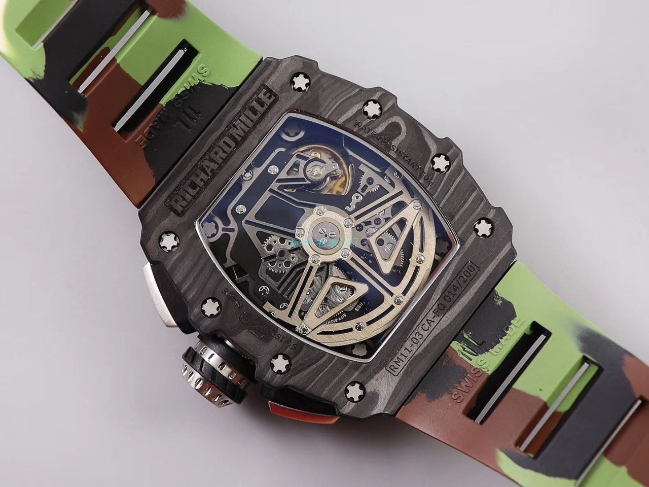 KV Factory  top 复刻 RICHARD MILLE RM-011锻造 carbon fiber 系列【原版 carbon fiber 纹路】V2全新升级版 / KVRM11V2