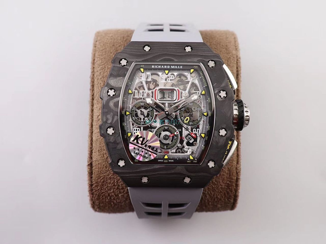 KV Factory  top 复刻 RICHARD MILLE RM-011锻造 carbon fiber 系列【原版 carbon fiber 纹路】V2全新升级版 / KVRM11V2