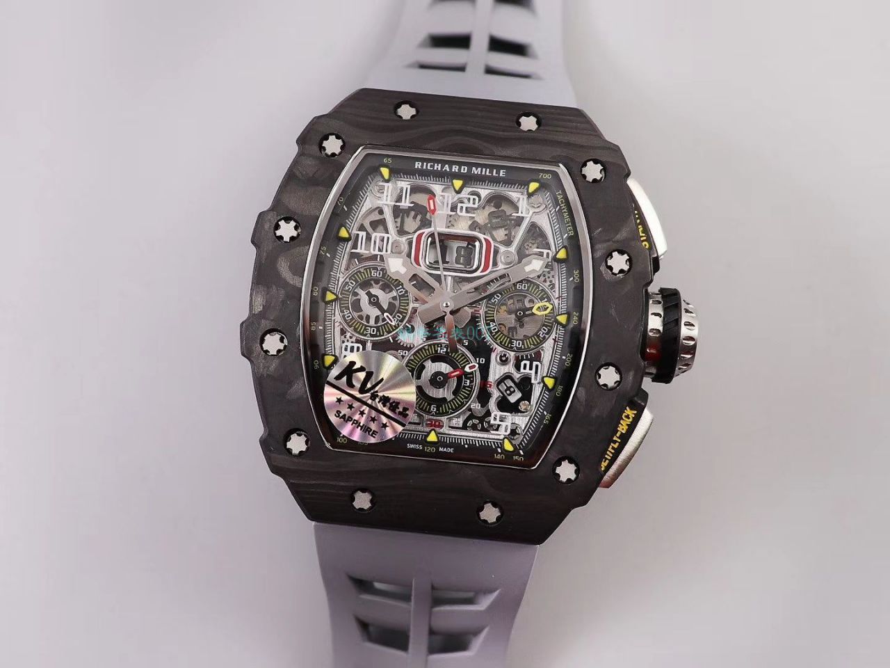 KV Factory  top 复刻 RICHARD MILLE RM-011锻造 carbon fiber 系列【原版 carbon fiber 纹路】V2全新升级版 / KVRM11V2
