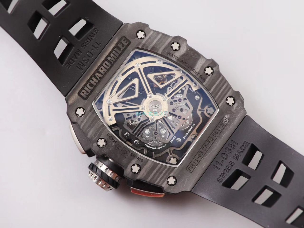 KV Factory  top 复刻 RICHARD MILLE RM-011锻造 carbon fiber 系列【原版 carbon fiber 纹路】V2全新升级版 / KVRM11V2