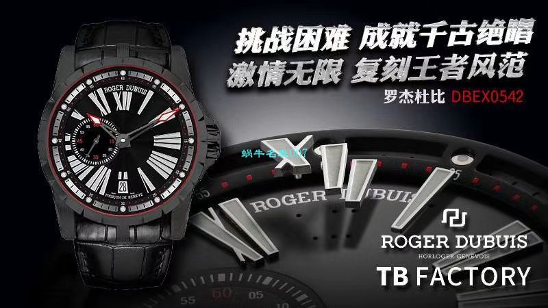 TBF Factory  top 复刻高仿Roger Dubuis王者系列DBEX0542,DBEX0543 wrist watch  / LJ077