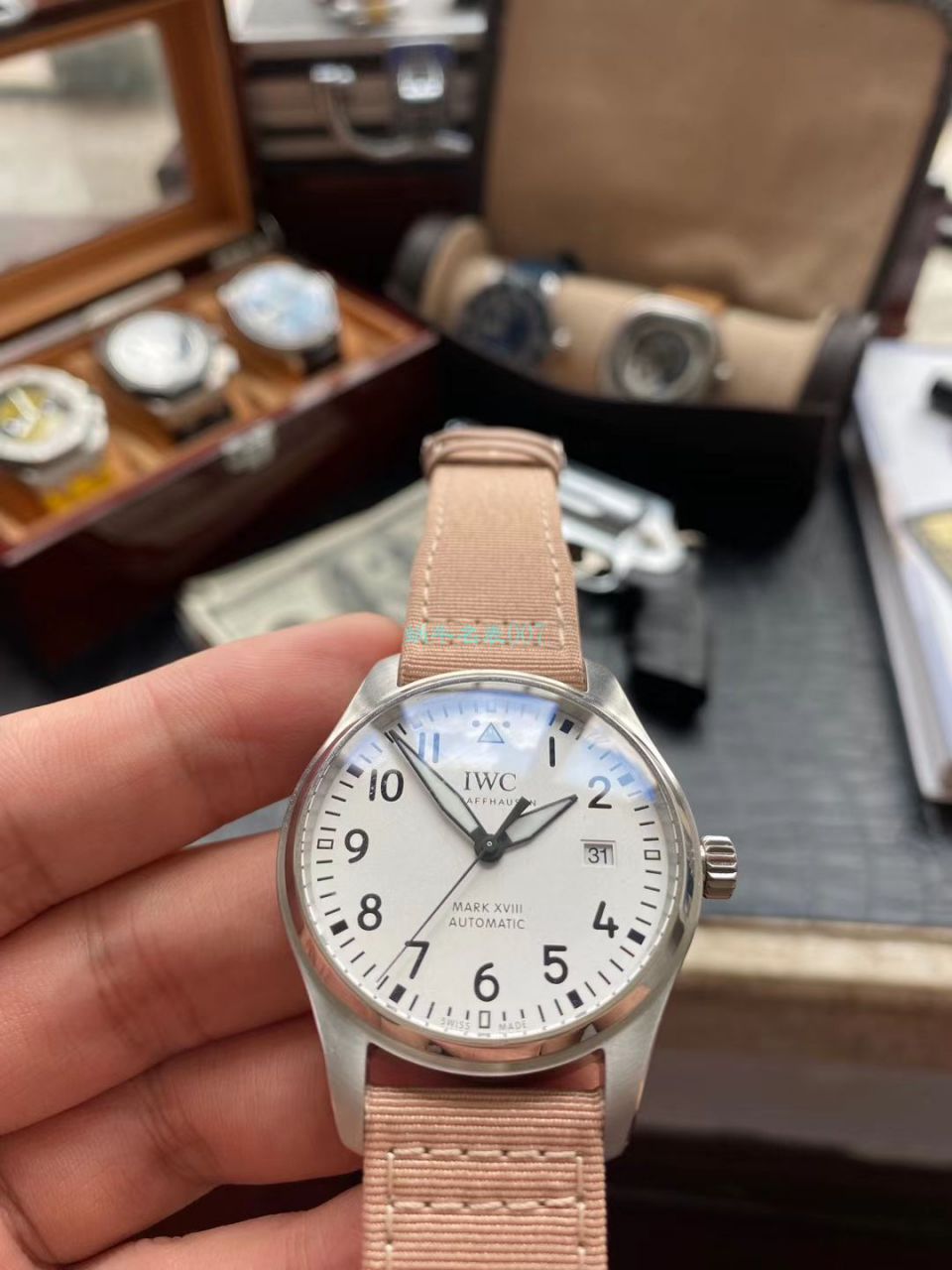 V7 Factory 官网超A高仿手表 IWC 飞行员 MARK XVII 新面IW327017 / WG531