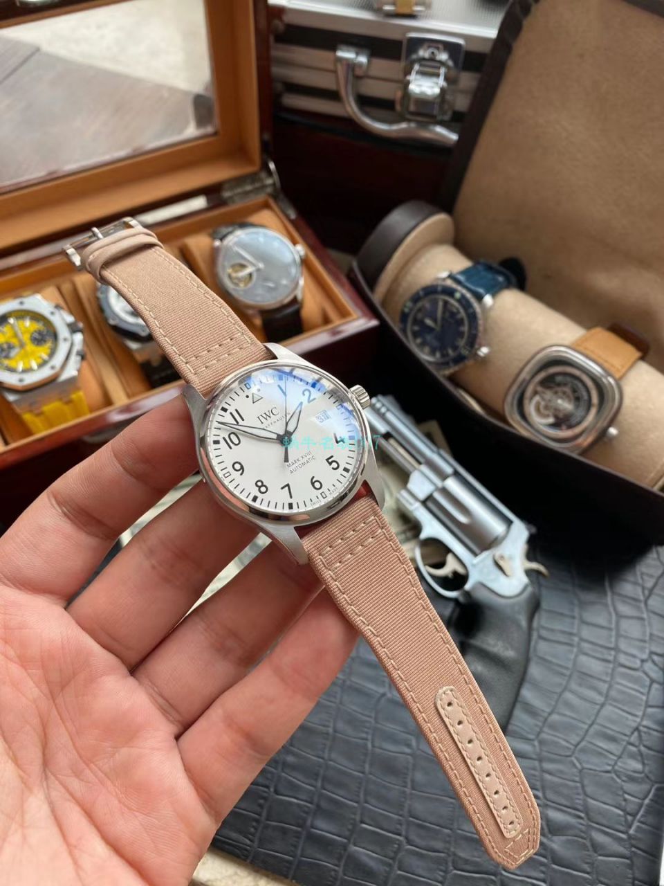 V7 Factory 官网超A高仿手表 IWC 飞行员 MARK XVII 新面IW327017 / WG531