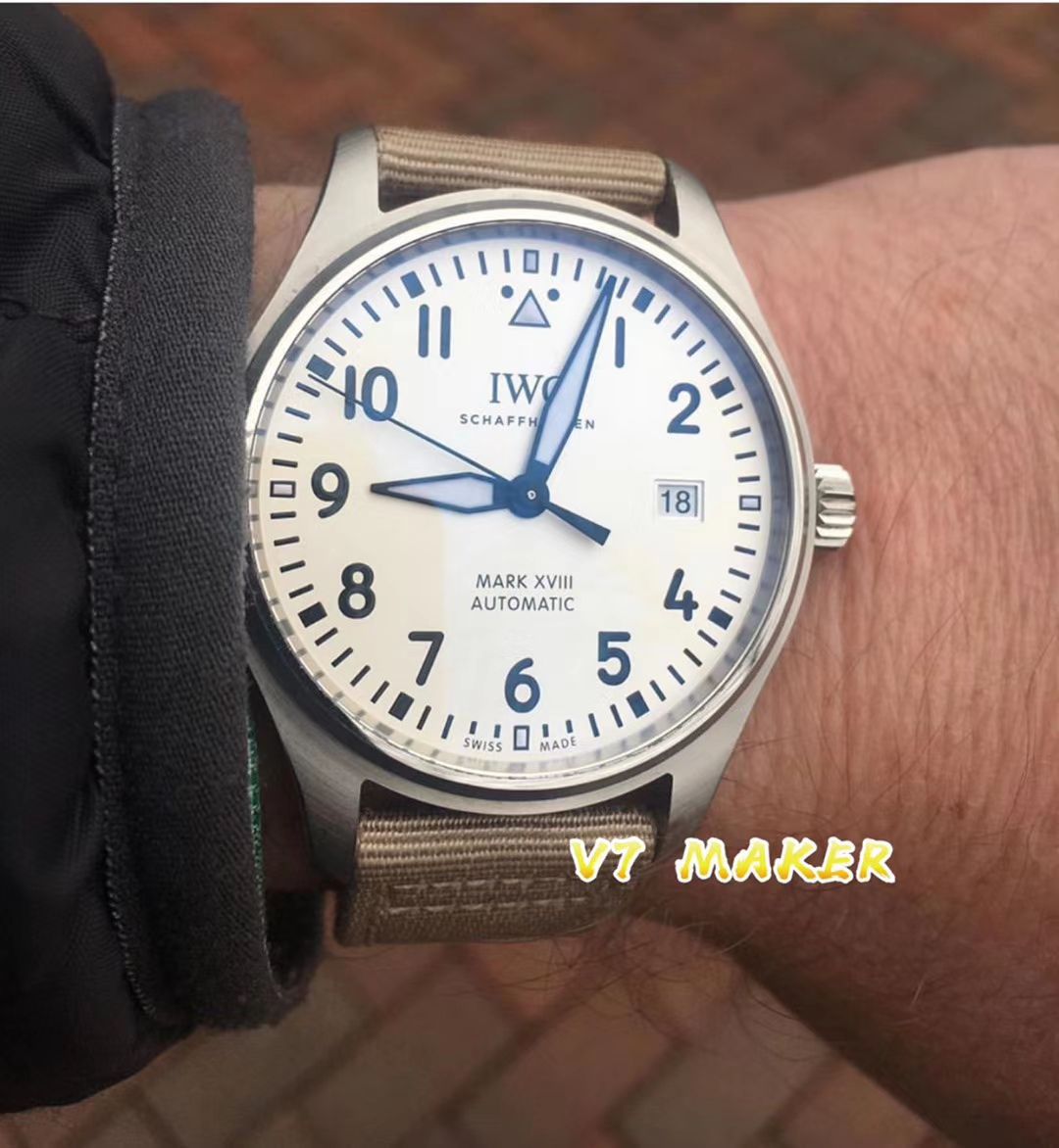 V7 Factory 官网超A高仿手表 IWC 飞行员 MARK XVII 新面IW327017 / WG531
