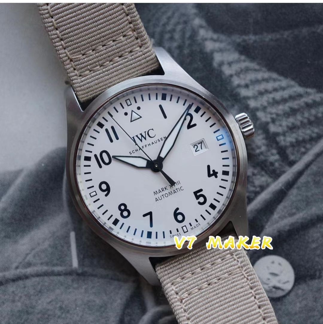 V7 Factory 官网超A高仿手表 IWC 飞行员 MARK XVII 新面IW327017 / WG531