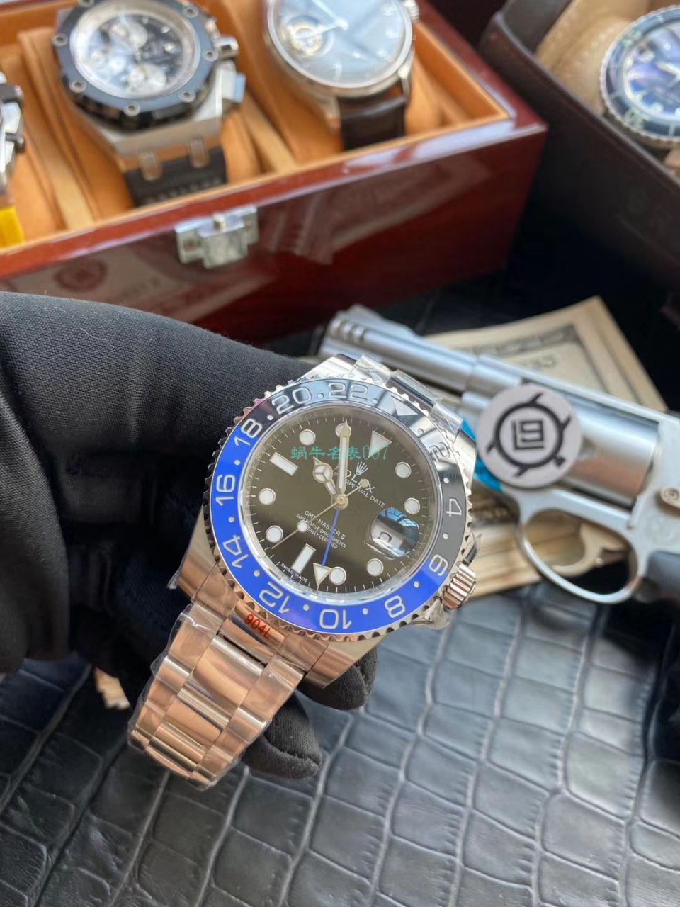 V9 Factory 官网复刻高仿手表 Rolex  GMT MASTER II系列116710BLNR-78200 wrist watch (可乐圈) / R603