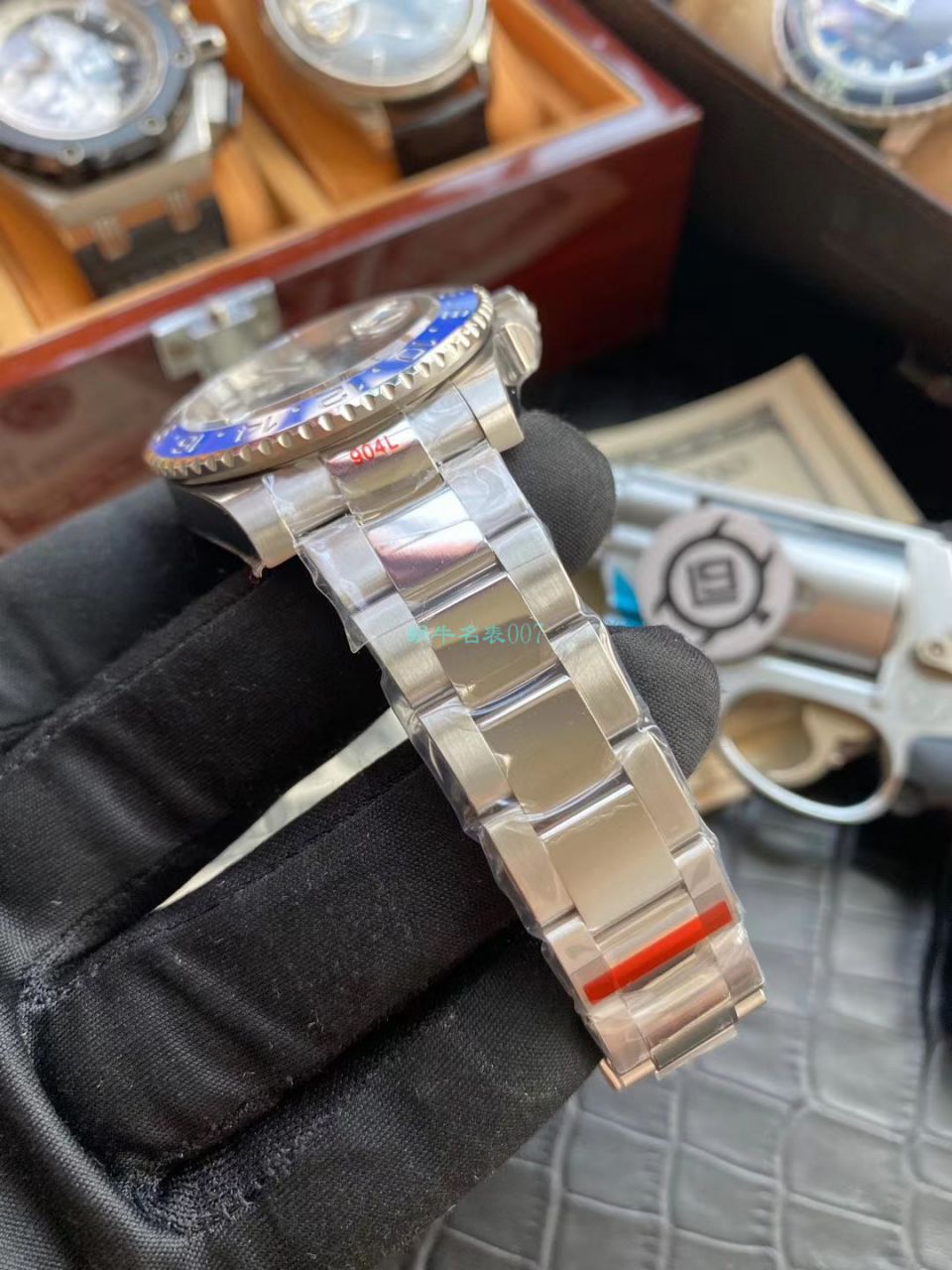 V9 Factory 官网复刻高仿手表 Rolex  GMT MASTER II系列116710BLNR-78200 wrist watch (可乐圈) / R603