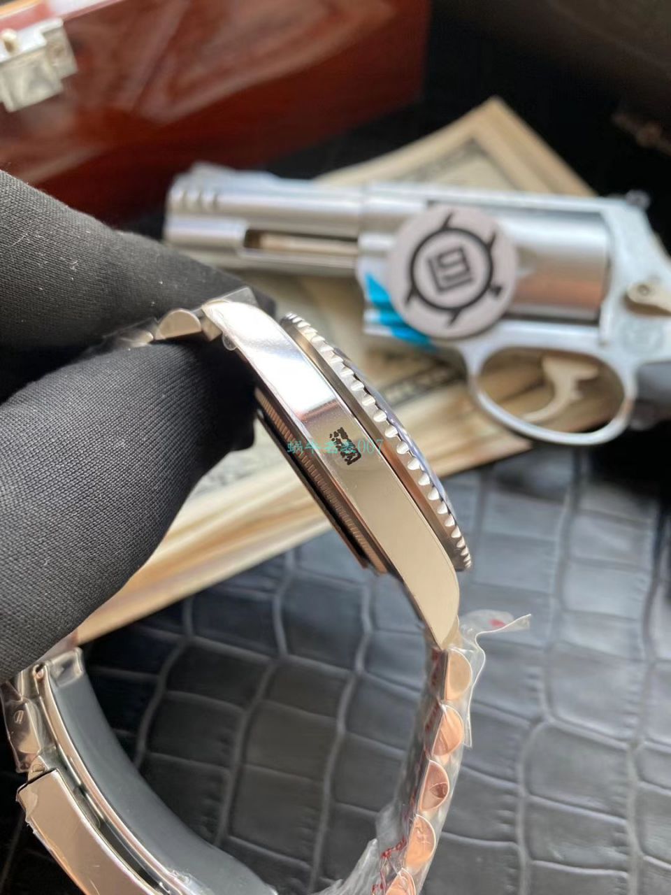 V9 Factory 超A高仿手表 Rolex  GMT MASTER II系列m126710blnr-0002 wrist watch (可乐圈) / R606