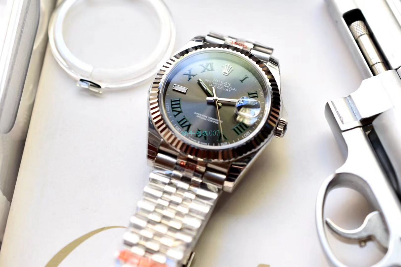 RE Factory  top 复刻高仿手表 Rolex   Datejust 系列m126334-0022绿萝 wrist watch  / R607