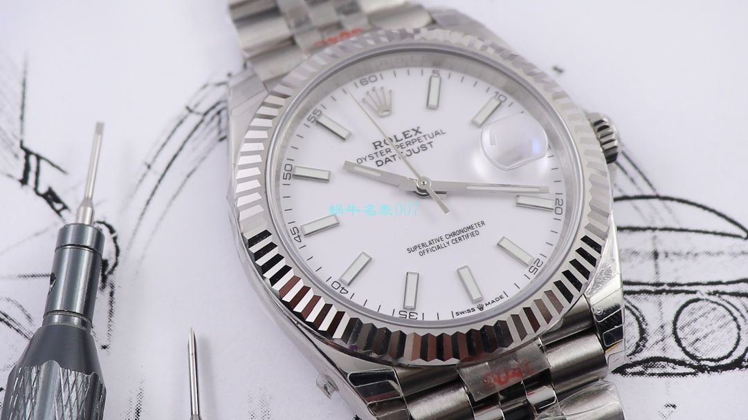 RE Factory  top 复刻高仿手表 Rolex   Datejust 系列m126334-0022绿萝 wrist watch  / R607