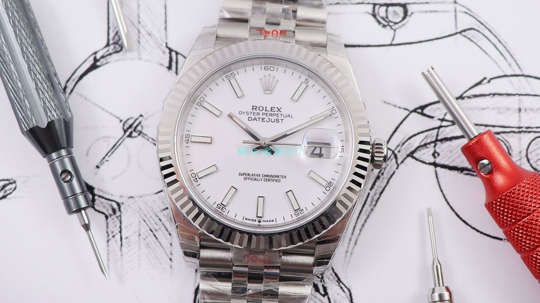 RE Factory  top 复刻高仿手表 Rolex   Datejust 系列m126334-0022绿萝 wrist watch  / R607