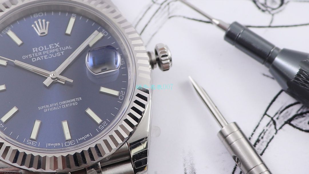 RE Factory  top 复刻高仿手表 Rolex   Datejust 系列m126334-0022绿萝 wrist watch  / R607