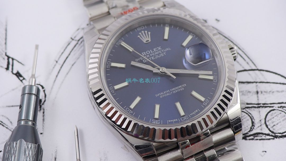 RE Factory  top 复刻高仿手表 Rolex   Datejust 系列m126334-0022绿萝 wrist watch  / R607