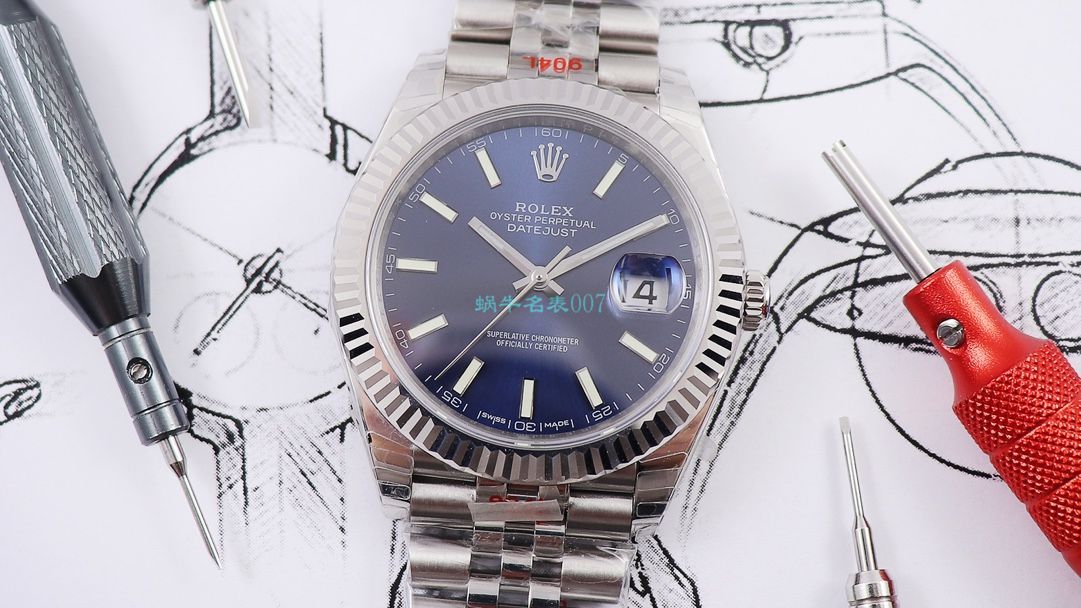 RE Factory  top 复刻高仿手表 Rolex   Datejust 系列m126334-0022绿萝 wrist watch  / R607
