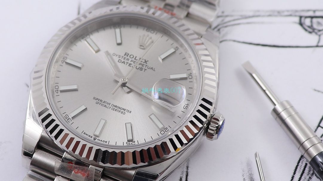 RE Factory  top 复刻高仿手表 Rolex   Datejust 系列m126334-0022绿萝 wrist watch  / R607
