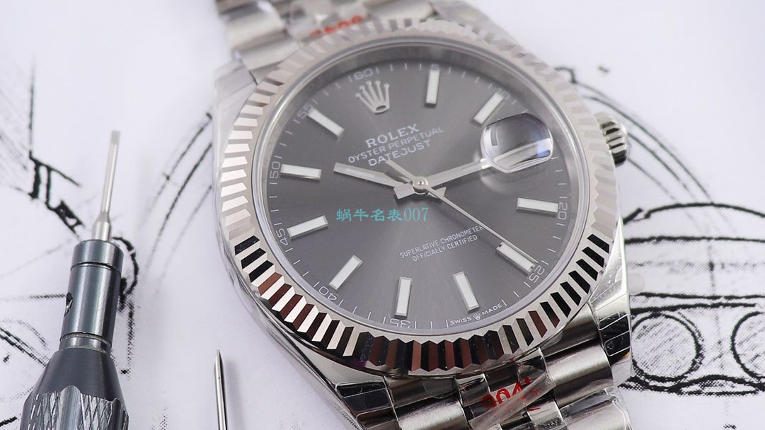 RE Factory  top 复刻高仿手表 Rolex   Datejust 系列m126334-0022绿萝 wrist watch  / R607