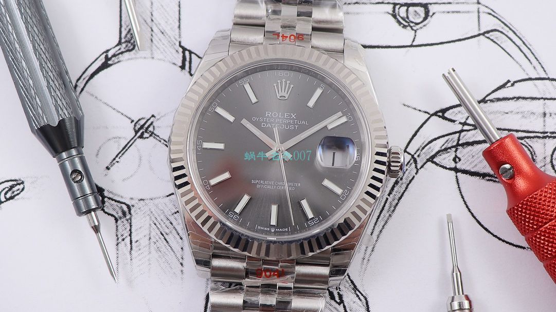 RE Factory  top 复刻高仿手表 Rolex   Datejust 系列m126334-0022绿萝 wrist watch  / R607