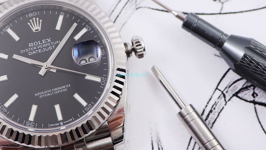 RE Factory  top 复刻高仿手表 Rolex   Datejust 系列m126334-0022绿萝 wrist watch  / R607