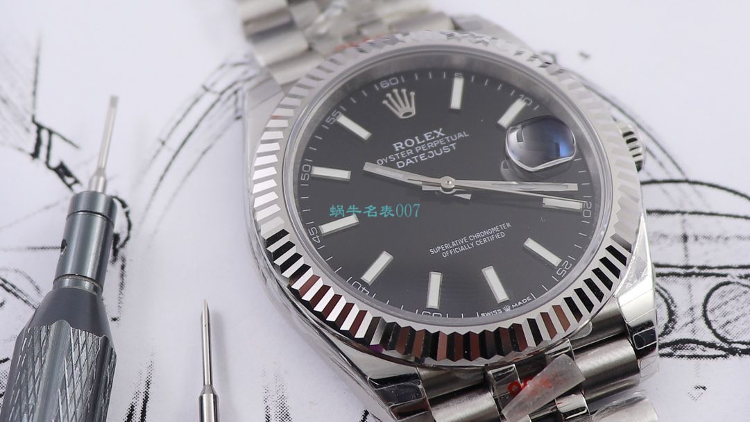 RE Factory  top 复刻高仿手表 Rolex   Datejust 系列m126334-0022绿萝 wrist watch  / R607