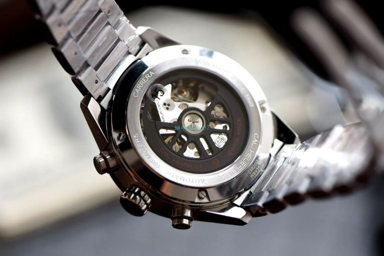 XF Factory 超A高仿手表黑面旋风 TAG Heuer 卡莱拉系列CAR201Z.BA0714 wrist watch  / TG097