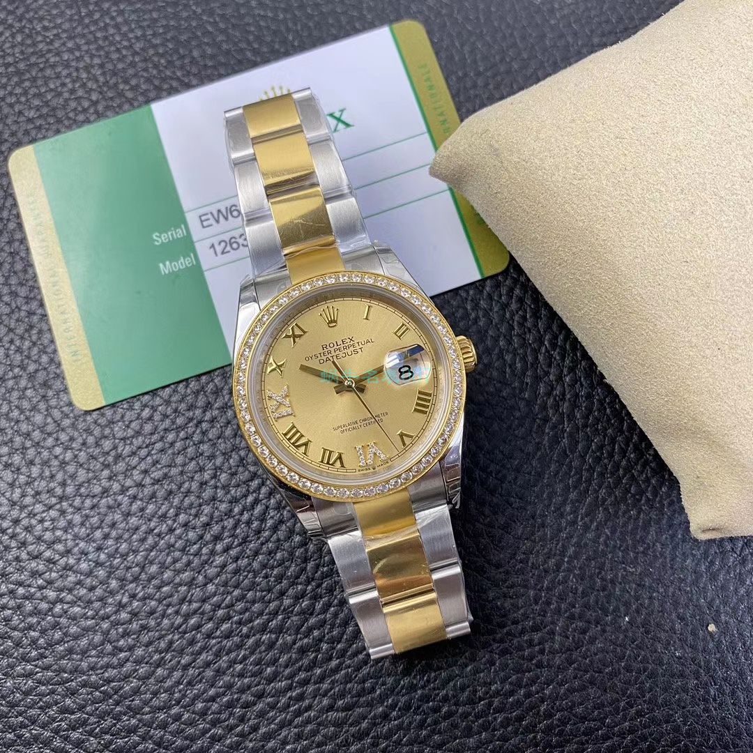 EW Factory  Rolex  top 复刻高仿36 Datejust m126283rbr-0012，m126281rbr-0016，m126284rbr-0024 wrist watch  / R601