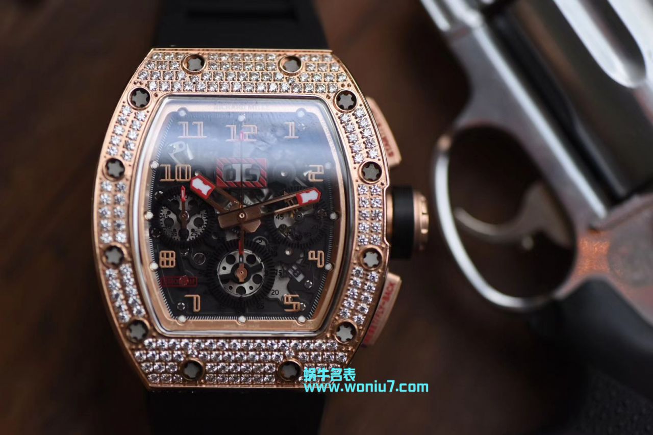 KV Factory 超A高仿手表 RICHARD MILLE RM011菲利普-马萨满钻限定版 / KV011ZUAN