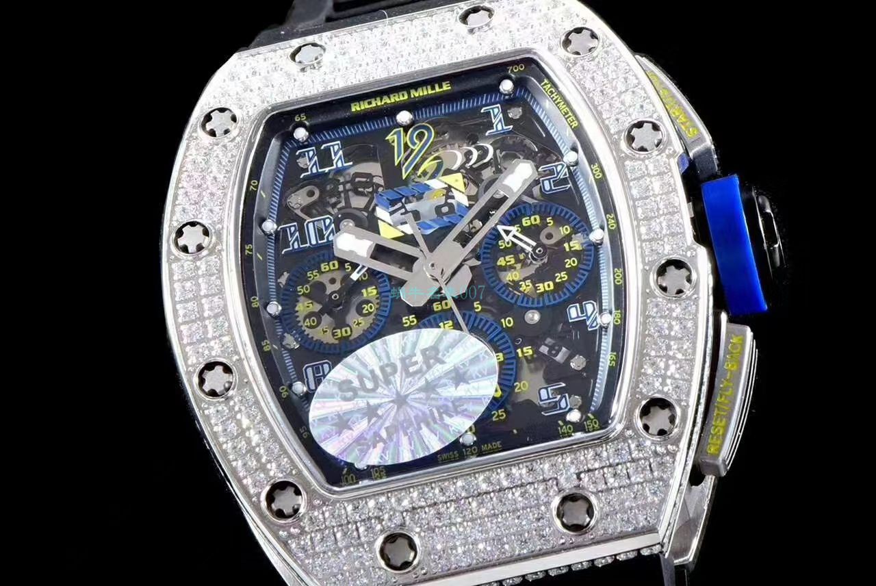 【KV一比一 top 精仿手表】RICHARD MILLE Richard Miller男士系列RM011菲利普_马萨特别版 / KVRM011DFC