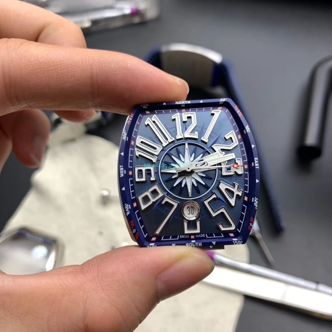 ZF Factory 复刻高仿 Franck Muller MEN'S COLLECTION系列V 45 SC DT YACHTING wrist watch  / FL068