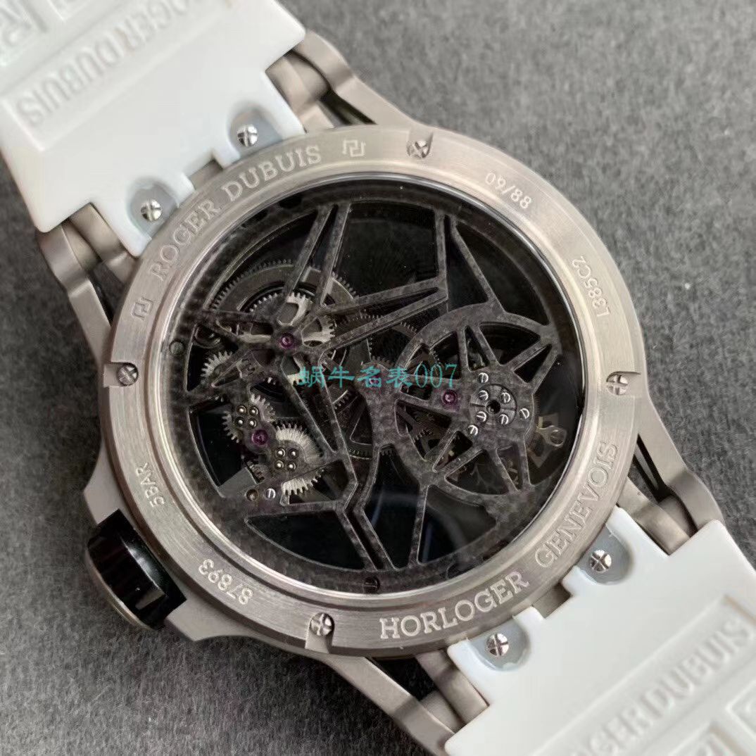 BBR Factory  top 复刻高仿 Tourbillon Roger DubuisEXCALIBUR（王者系列）系列RDDBEX0479蓝色 watchband   wrist watch  / LJ066