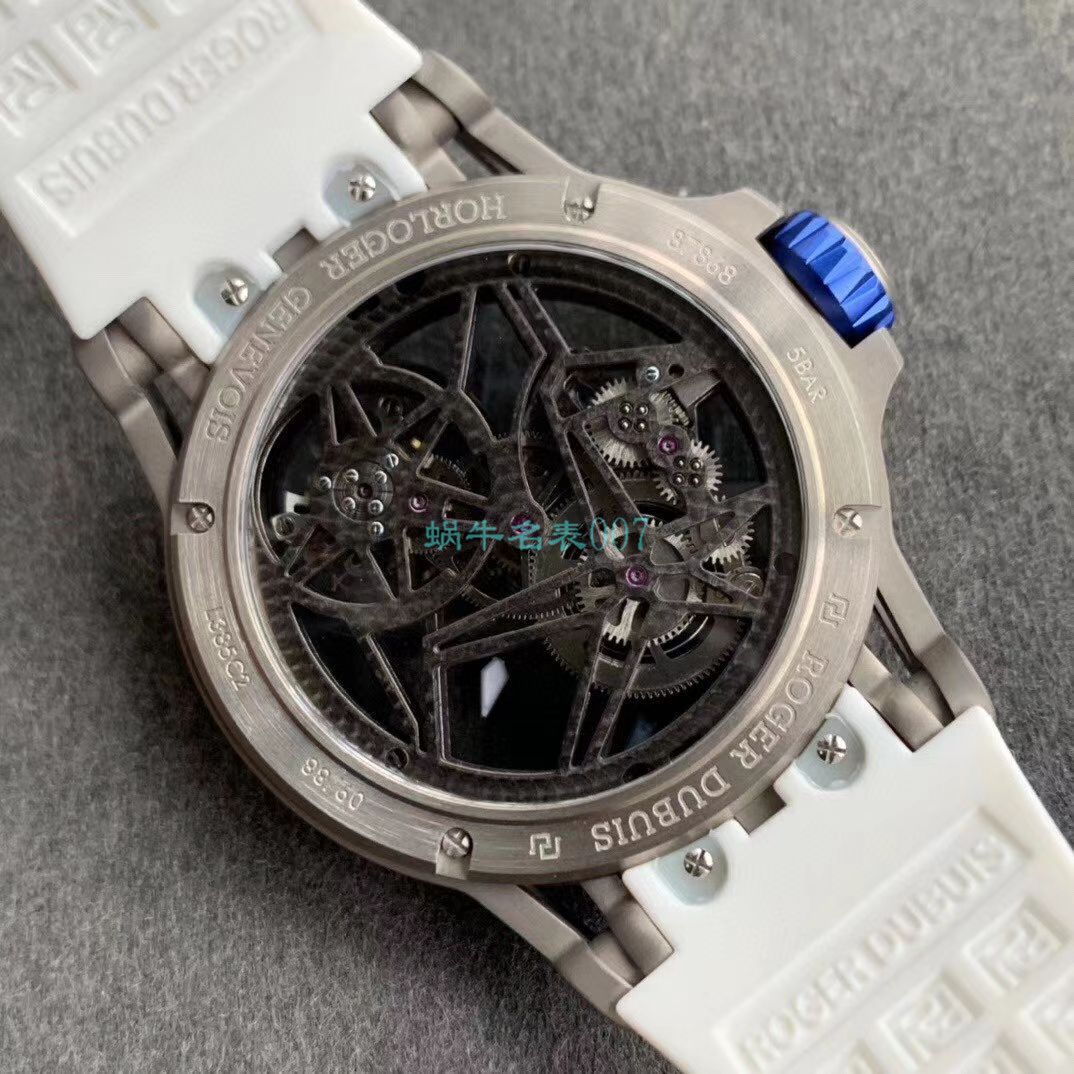 BBR Factory  top 复刻高仿 Tourbillon Roger DubuisEXCALIBUR（王者系列）系列RDDBEX0479蓝色 watchband   wrist watch  / LJ066