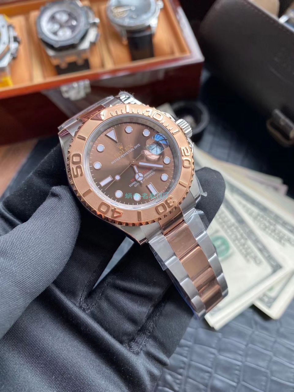 AR Factory  top 复刻高仿玫瑰金 Rolex  Yacht-Master 系列m126621-0001 wrist watch  / R608